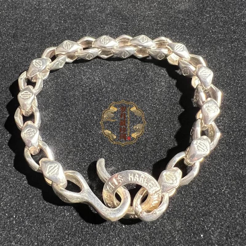 Nouveau Bracelet Artisanal en Argent Tibétain S925 Style Vintage Chinois 2026, Bijou Ethnique Tendan