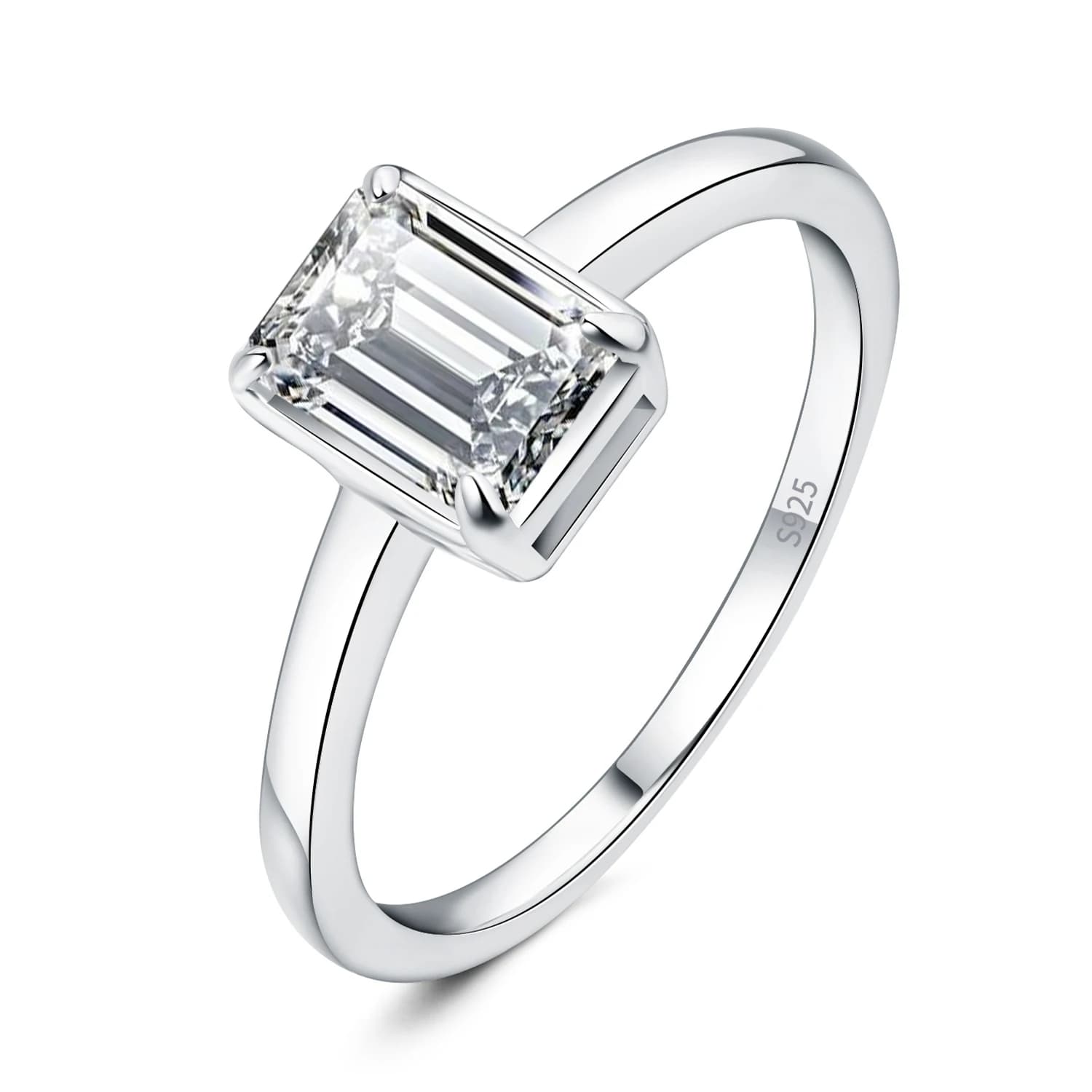 JewelryPalace – bague de mariage en argent Sterling 925, bague de mariage en Moissanite D, couleur j