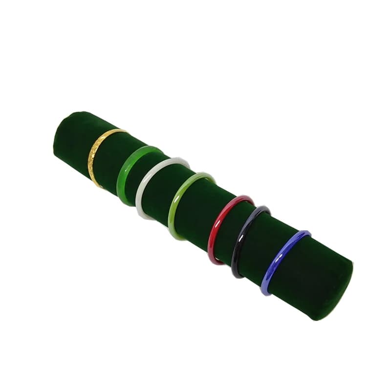 Support de barre d'affichage de bijoux avec sac de rangement à fermeture éclair, sac de rangement de