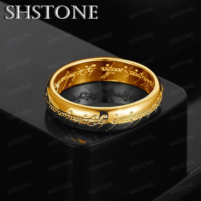 Bague circulaire en or 18 carats pour femmes et hommes, haute qualité, fiançailles, mariage, fête d'
