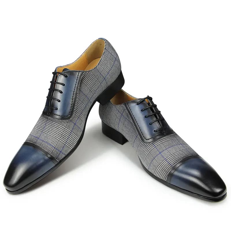 Chaussures en cuir véritable de haute qualité aucun tissé chaussures de créateur élégantes pour homm