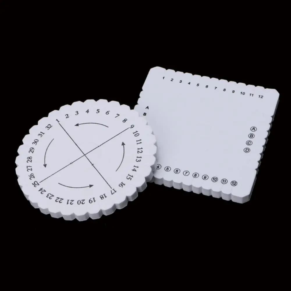 Disque de tressage DIY pour la confection de bijoux, outil de couture et de tissage de cordons et de