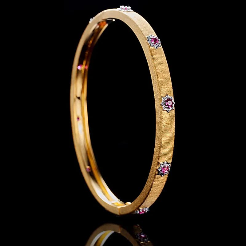 ZOCA-Bracelet Slim Star Classique pour Femme, Bracelet Brossé, Artisanat Unique, Bijoux de Boutique,