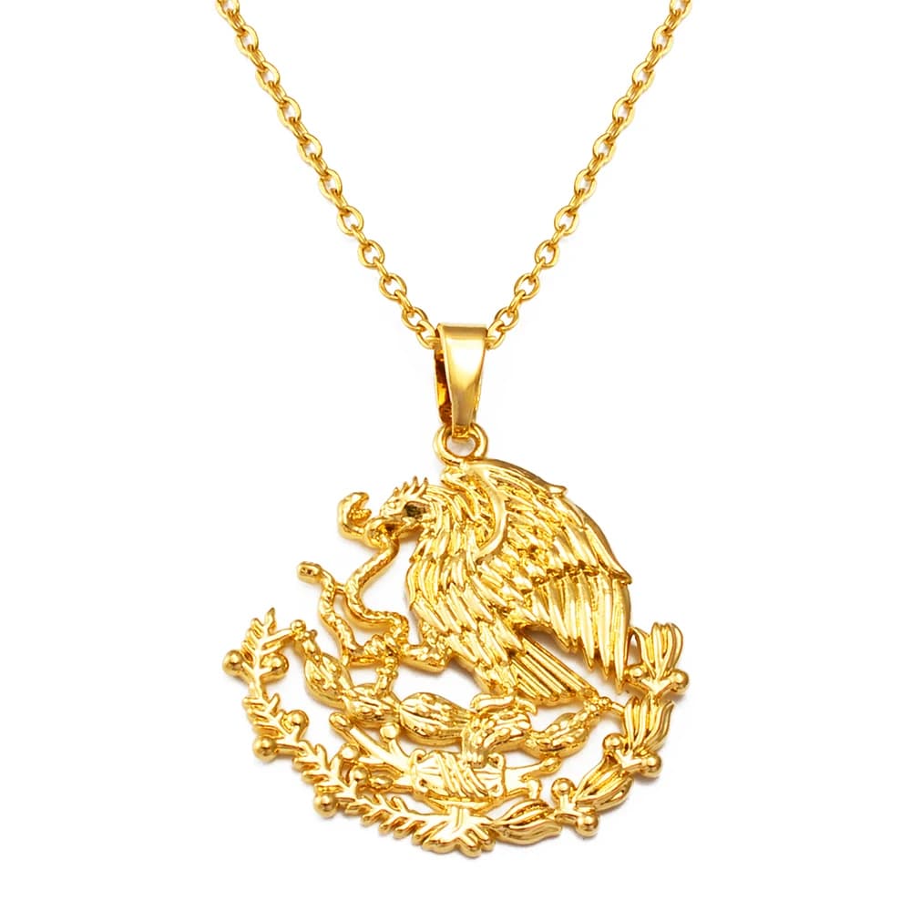 Anniyo Estados Unidos mexicains pendentif colliers pour femmes hommes états mexicains unis bijoux du