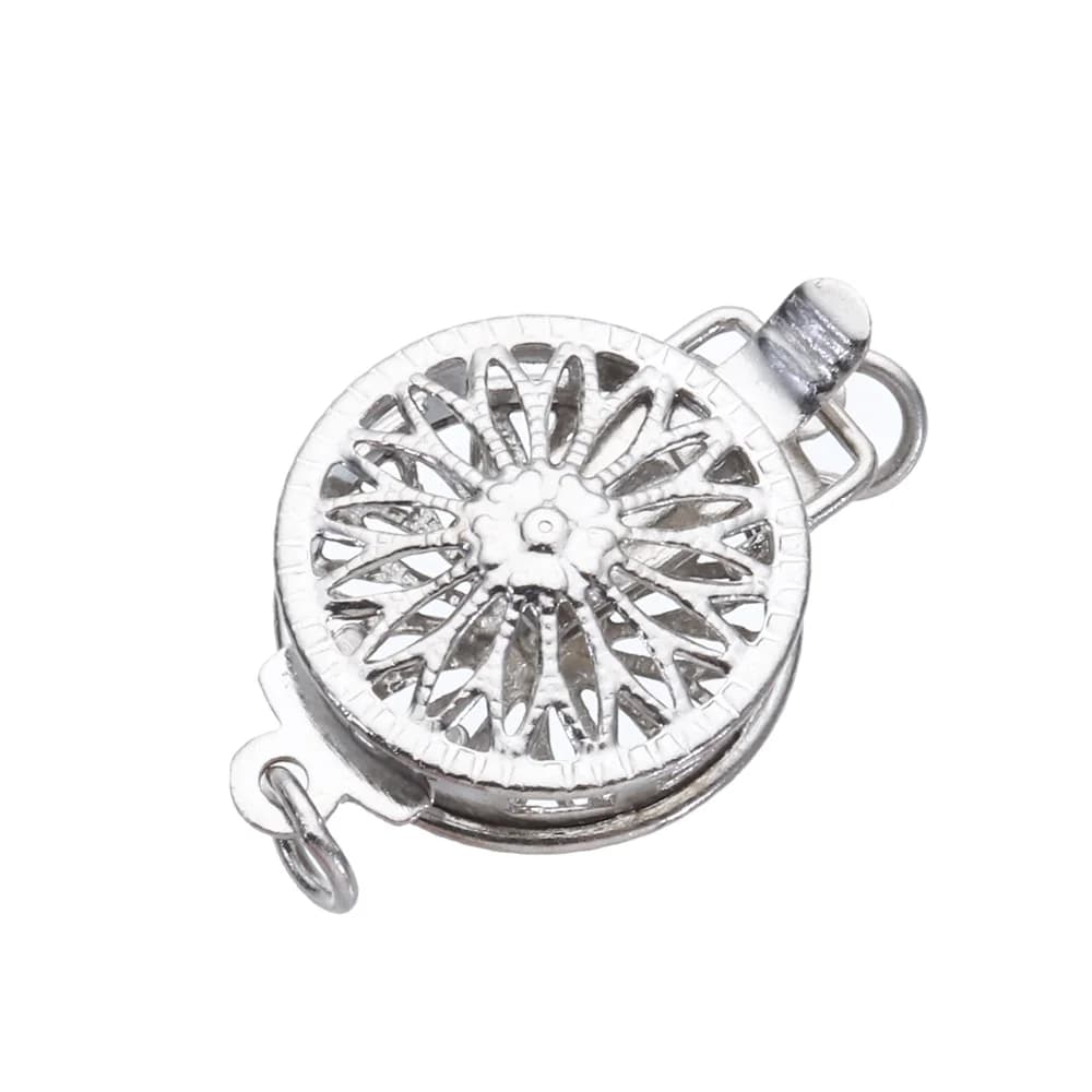 Fermoirs de collier à plusieurs couches, connecteurs de verrouillage de bracelet multiples, anneau s