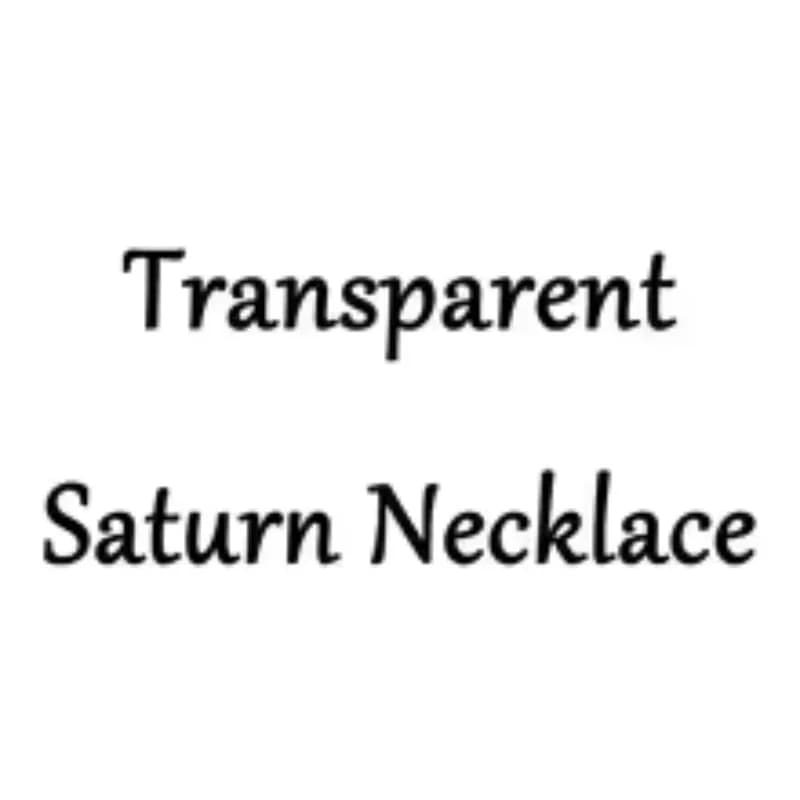 Nana Saturn – collier et boucles d'oreilles Y2K pour femmes, pendentif, accessoire de clavicule, lie