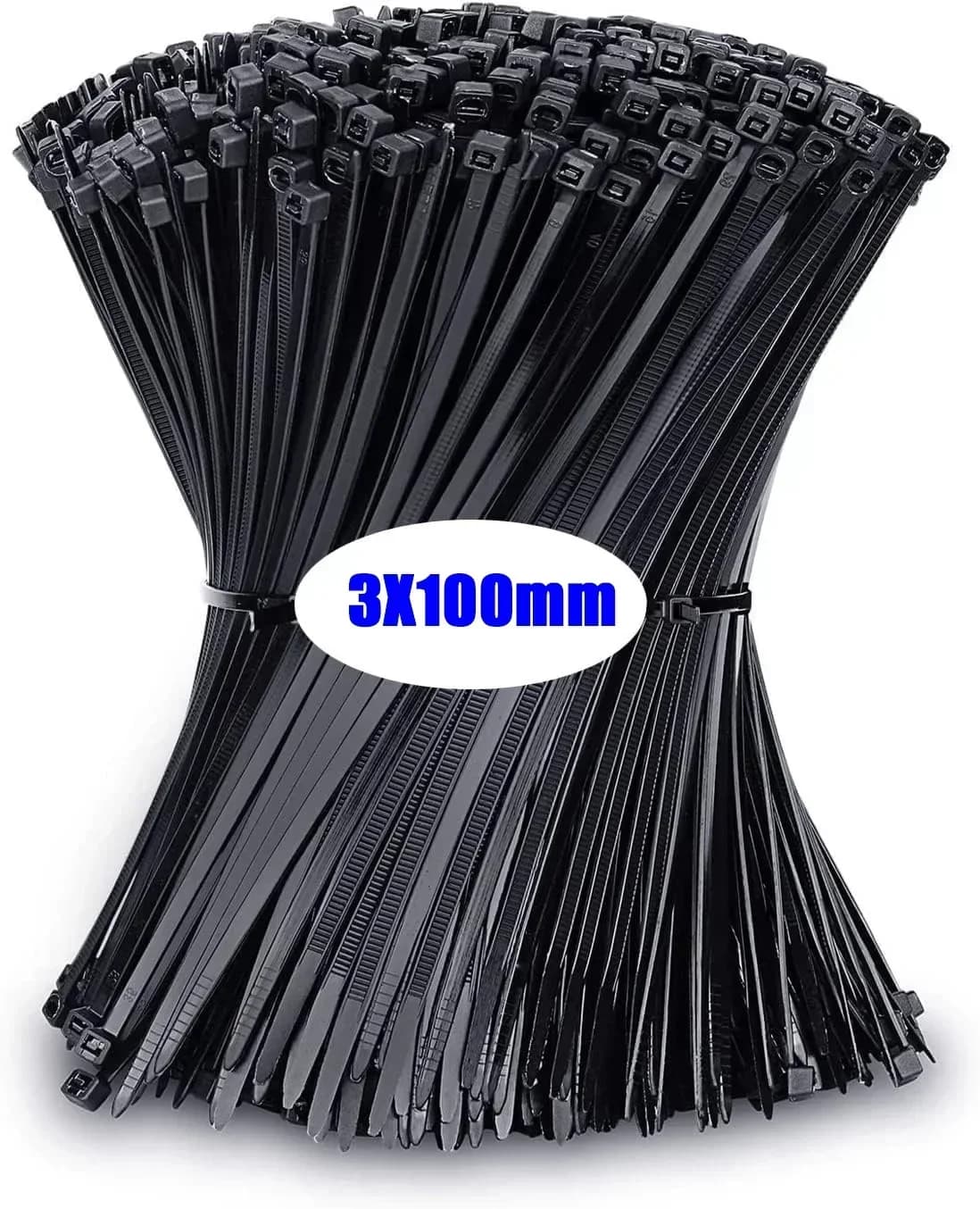 10-1000 pièces collier de serrage en plastique rilsan attaches de câble pince serre pinces en plasti