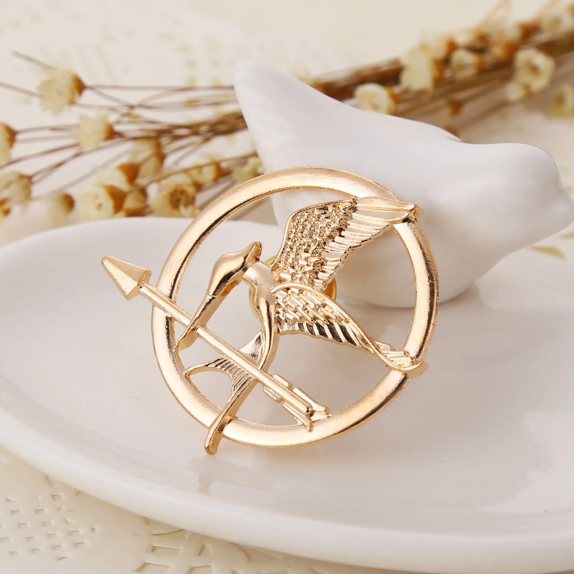 Bijoux tendance à la mode The Hunger Games, broches d'oiseaux de Style Punk Vintage populaires, acce