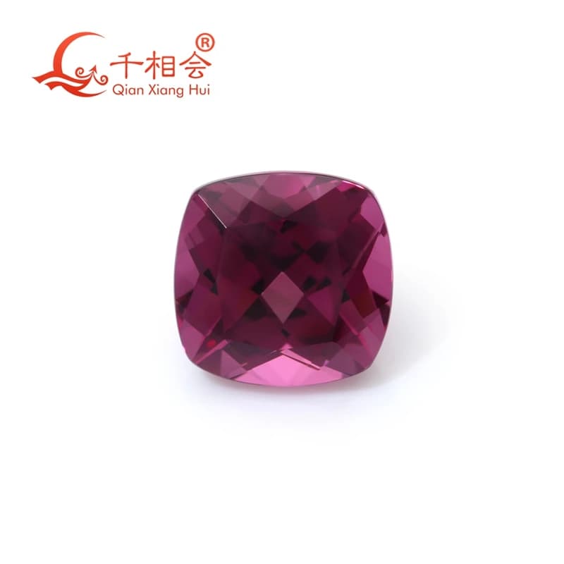2,2 ct - 2,7 ct Grenat naturel de couleur rose violacé, pierre précieuse en vrac certifiée par GRC p