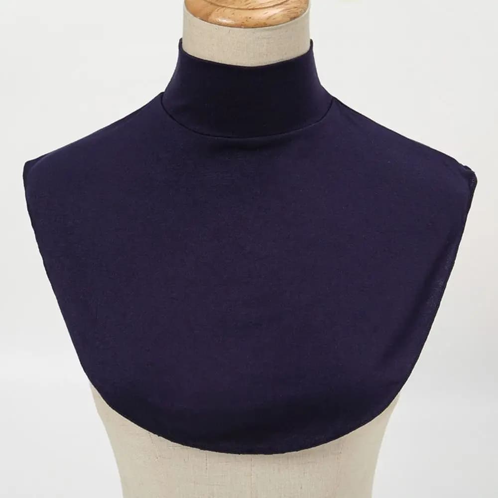 Faux col Modal, écharpe chaude, enveloppes de couleur unie, bavoir de Style coréen, châle d'hiver, c