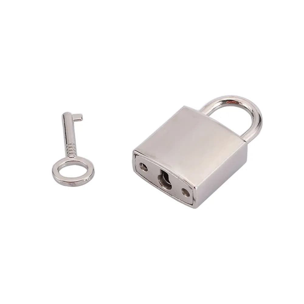 Mini cadenas en cuivre et argent, style antique, pour valises, boîtes à bijoux, matériel de bricolag