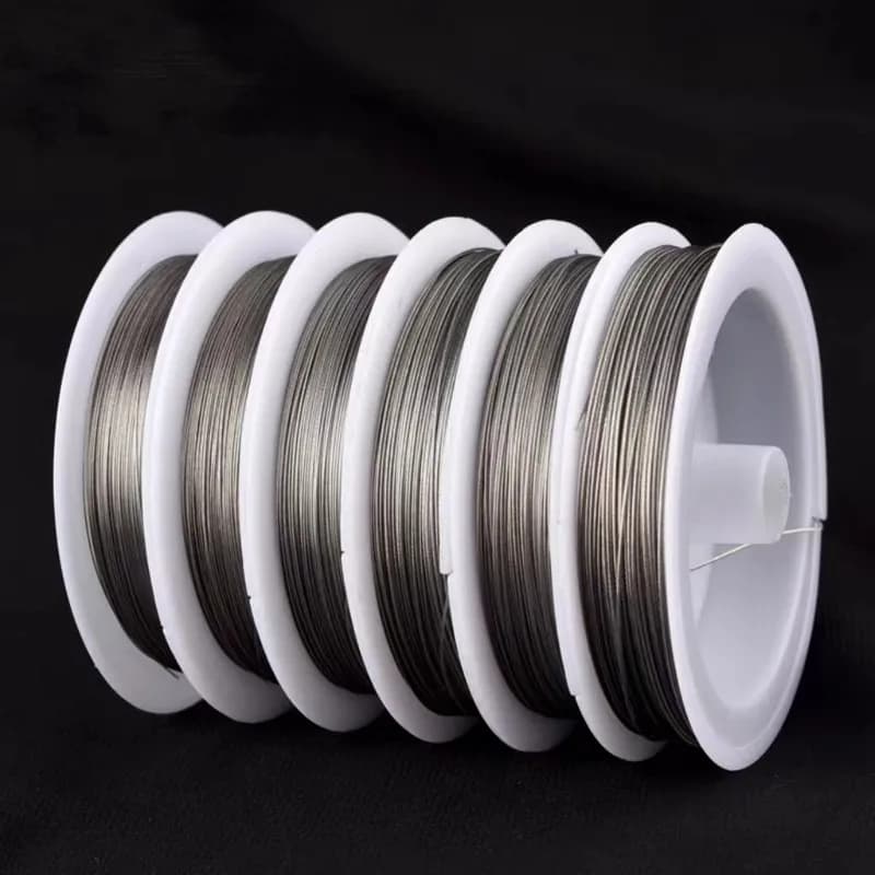 5 jeux de fils de diamant professionnels de 0.12mm, 20m, haute précision pour le traitement de la pi