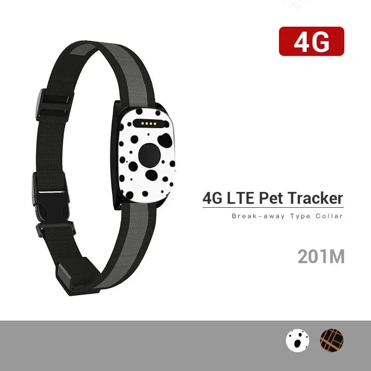 Collier de suivi GPS intelligent anti-perte pour animaux de compagnie, 4G, en temps réel, rechargeab
