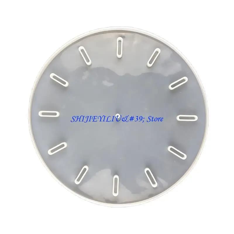 E21F – moules en résine d'horloge pour résine, grands moules ronds/carrés en Silicone, moules en épo
