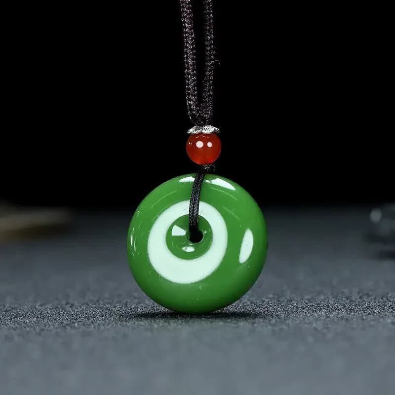 Pendentif en Pierres Précieuses pour Homme et Femme, Bijoux de Charme Naturel, Vintage, Amulette de 