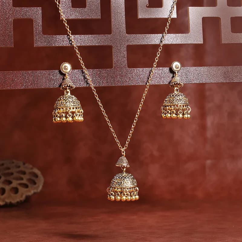 Ensemble de bijoux de mariage indien Vintage pour femmes