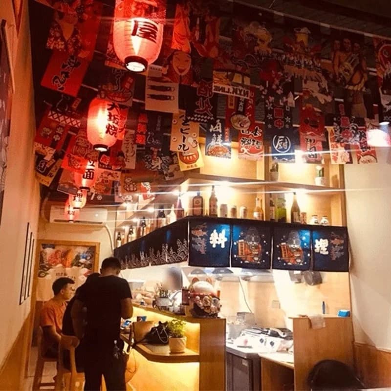 Décoration de restaurant japonais