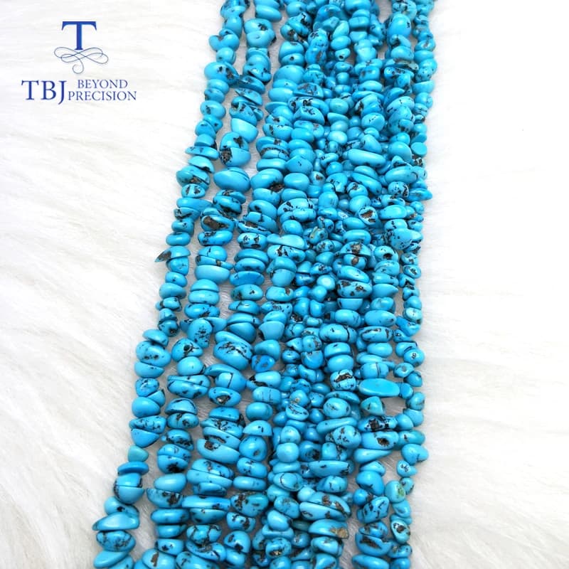 Perles turquoise américaines naturelles en vrac pour bijoux en pierres précieuses DIY