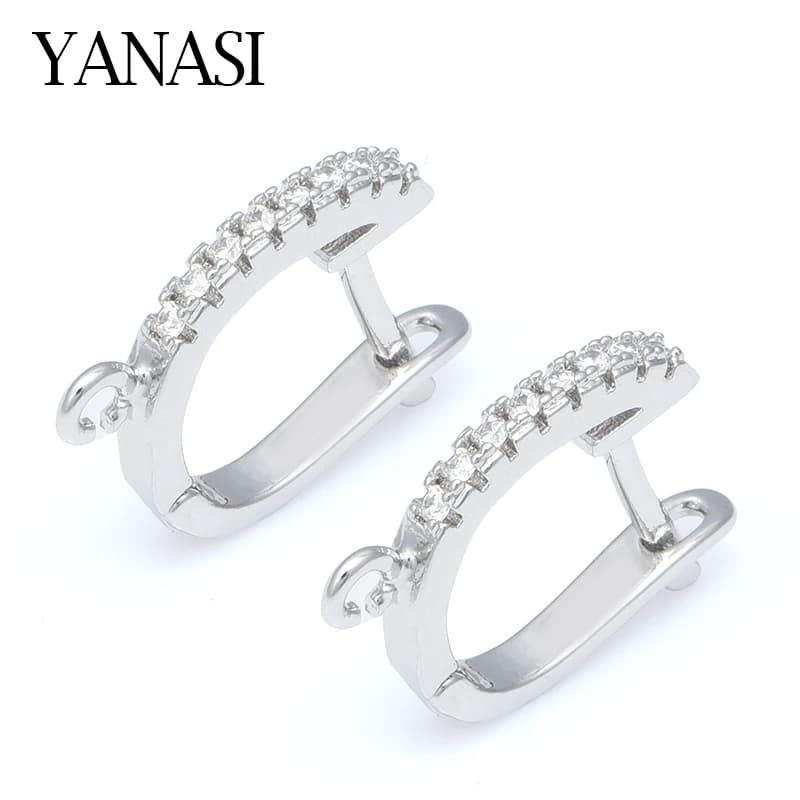 Boucles d'oreilles pendantes faites à la main pour femmes, matériel de bijoux, crochets de boucle d'oreille classiques, accessoires de bricolage