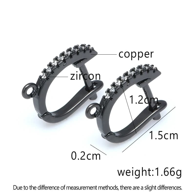 Boucles d'oreilles pendantes faites à la main pour femmes, matériel de bijoux, crochets de boucle d'oreille classiques, accessoires de bricolage