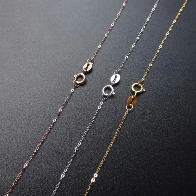 Sinya-Collier en or 18 carats pour femme
