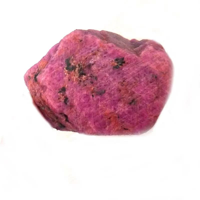 100g de Corindon Rouge Naturel Brut, Spécimen Minéral, Pierre Précieuse Brute en Gravier pour la Fabrication de Bijoux, Pendentifs, Bagues, Incrustations, Collection DIY et Décoration