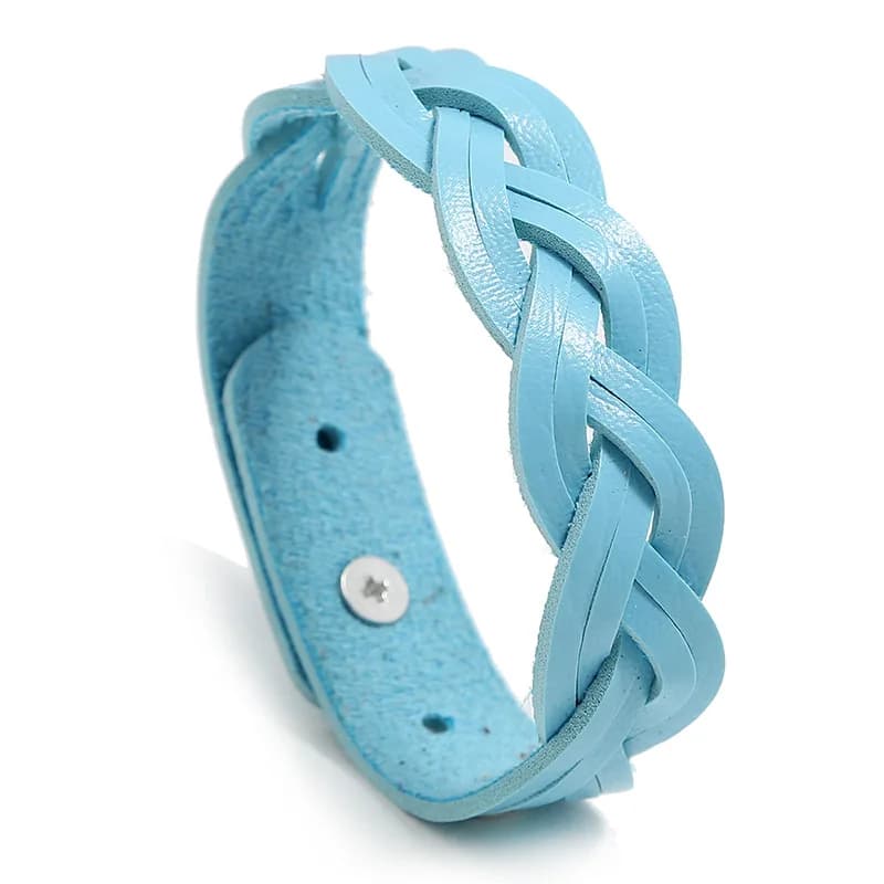 Bracelet en cuir réglable pour hommes et femmes, pas cher, comparateur de couleur, bracelet multicouche, fait à la main, accessoires pour vêtements, bracelets, bijoux
