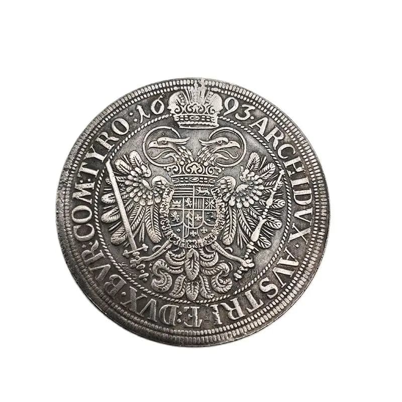 Pièce commémorative Romaine 1693, motif Roi et Aigle, collection, souvenirs, décoration d'intérieur, artisanat, ornement, cadeau, pièce porte-bonheur