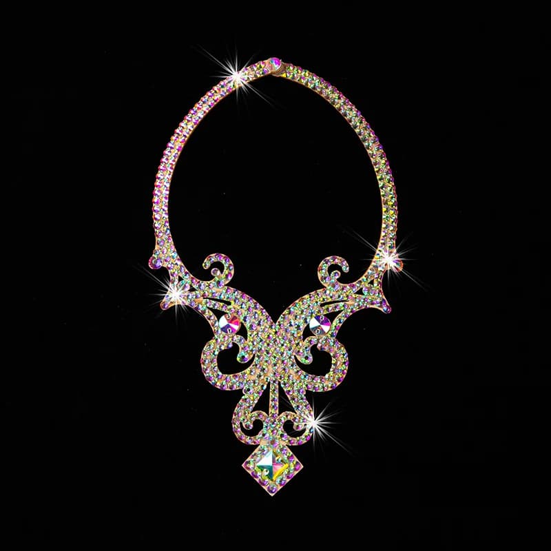 Collier ras du cou, Costume égyptien ancien, bijoux de danse du ventre, strass scintillants, accessoire de Costume, scène de spectacle de photographie