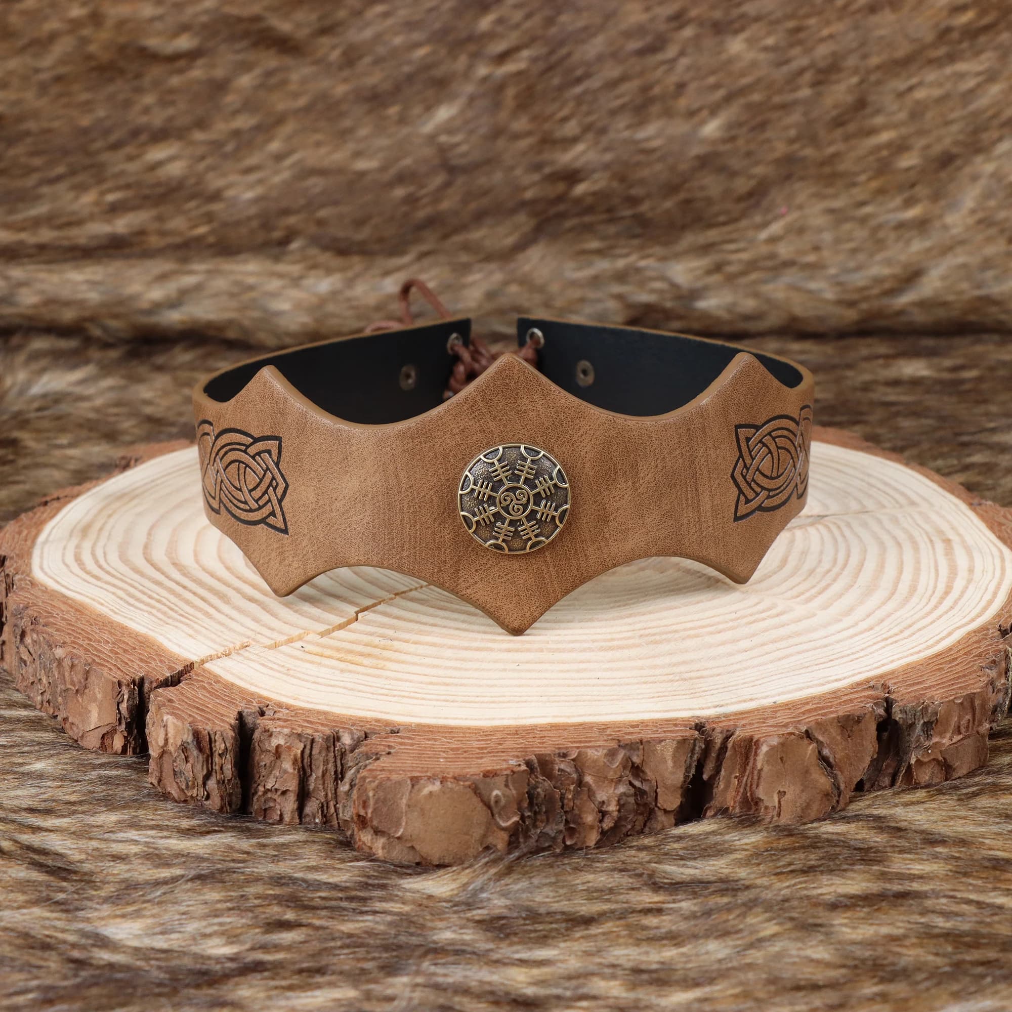 Viking Halloween Cosplay bandeau chevalier médiéval Renaissance bandeau exquis bandeau unisexe