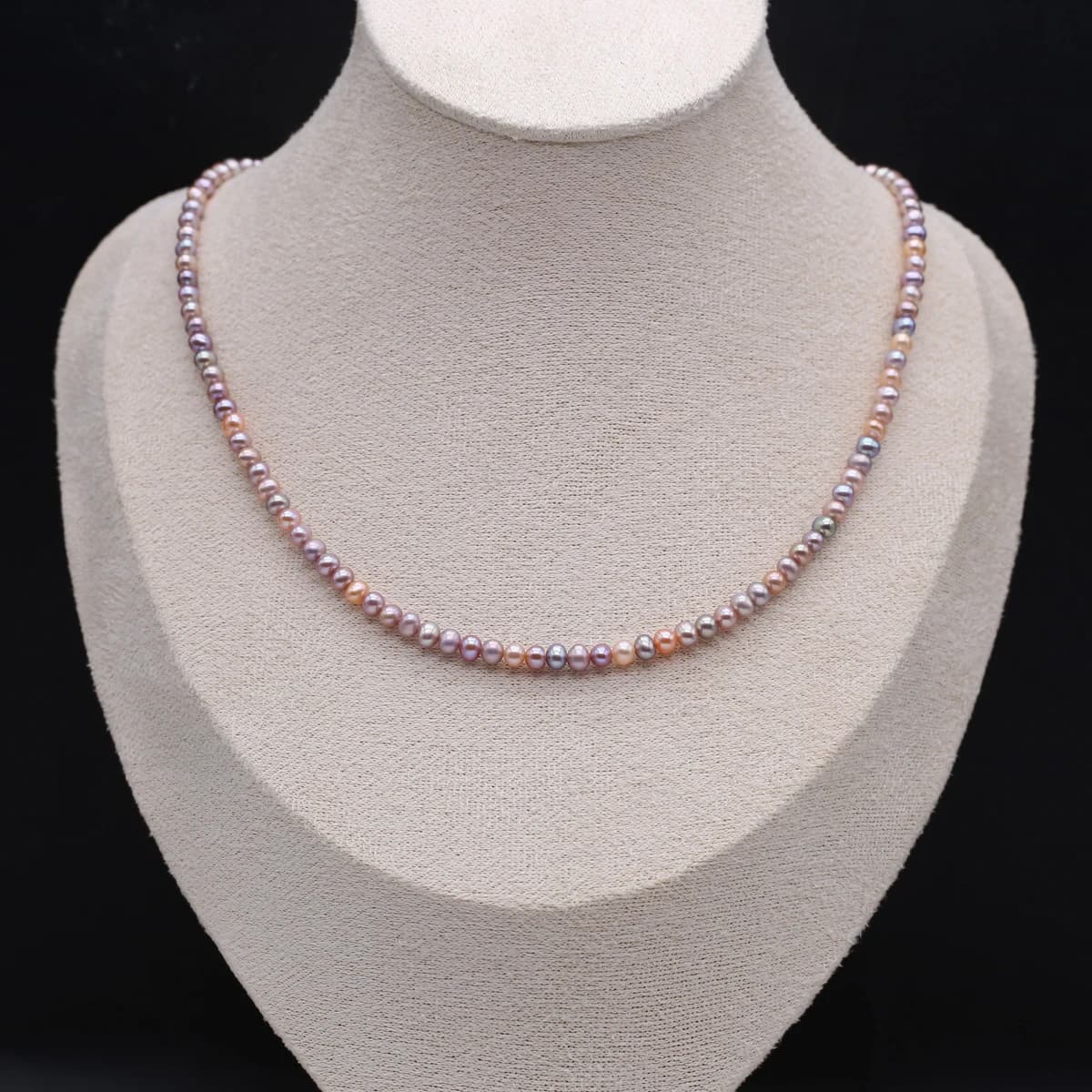 Collier de perles d'eau douce naturelles fines pour femmes, perles de documents rondes mélangées, bijoux élégants, mariage, haute qualité