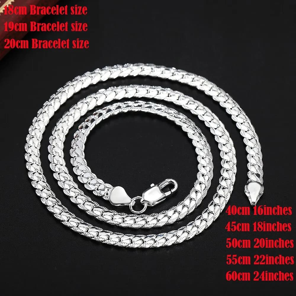 Collier en argent pour homme et femme