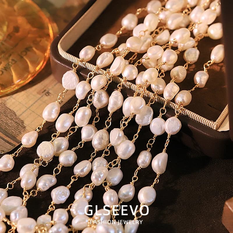 Collier de perles naturelles multicouches, nouvelle lumière de luxe, personnalisé, à la mode, cadeau pour femmes, bijoux GN0817