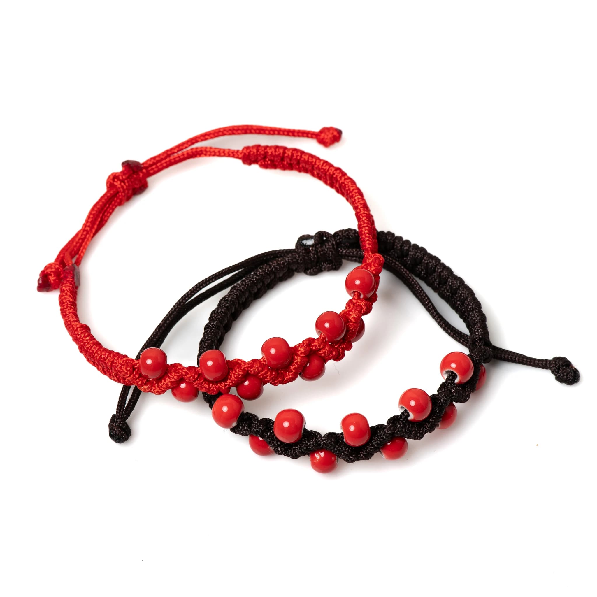 Bracelet en céramique rouge fait à la main pour hommes et femmes, bijoux ajustables, style Boho, cadeau unique, accessoire de mode pour couples, 176