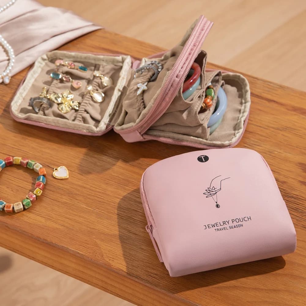 Pochette à bijoux de voyage