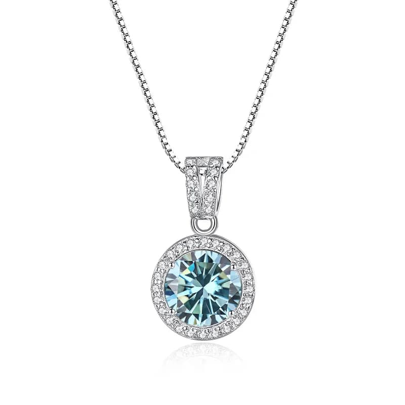 BIChain-Colliers pendentif en diamant Moissanite pour femme, bijoux de mariage Bling glacé, argent regardé 925, luxe, cocktail, tendance, X ST