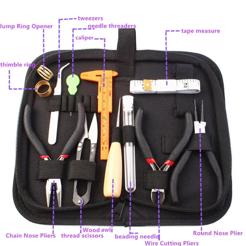 Kit de fournitures pour la fabrication et la réparation de bijoux, avec fils, bijouterie qui donne des résultats