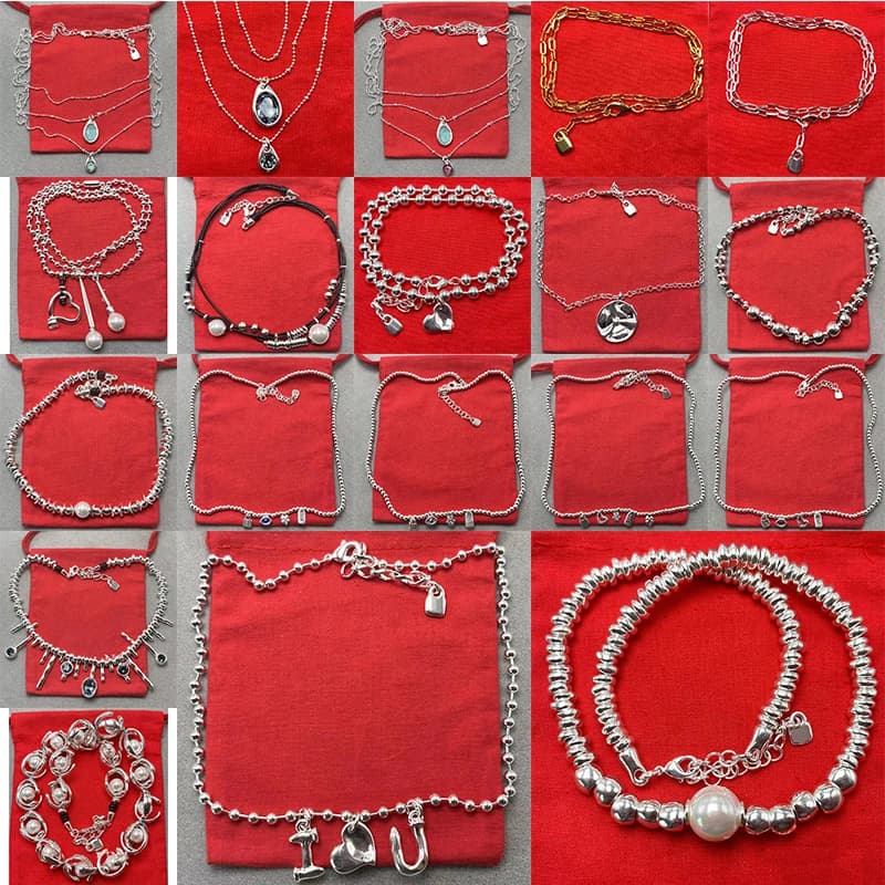 Ensemble de colliers de bijoux espagnols faits à la main, cadeau