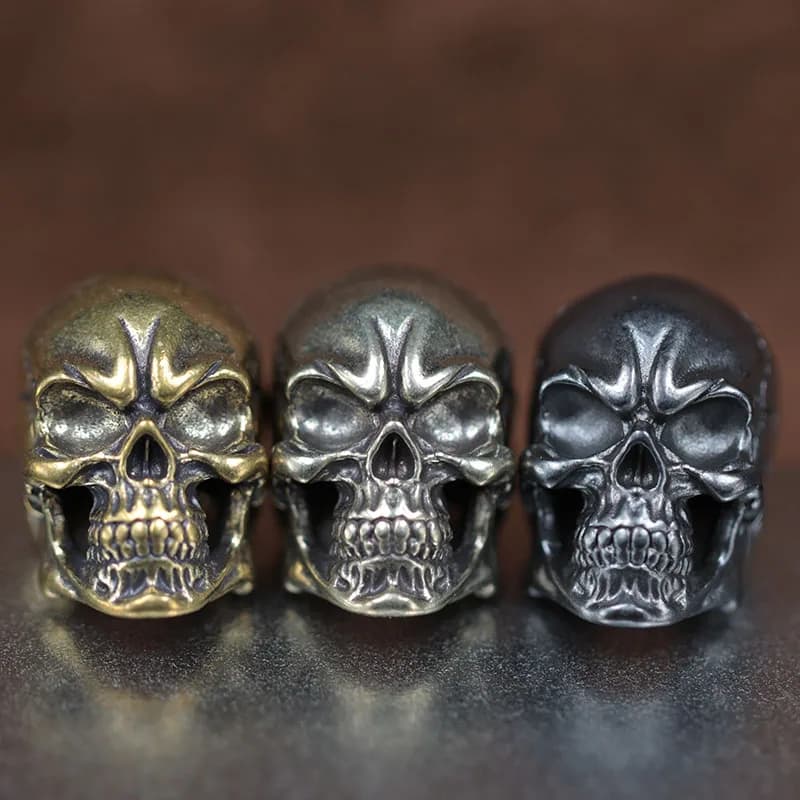 Modules de tête de mort en laiton