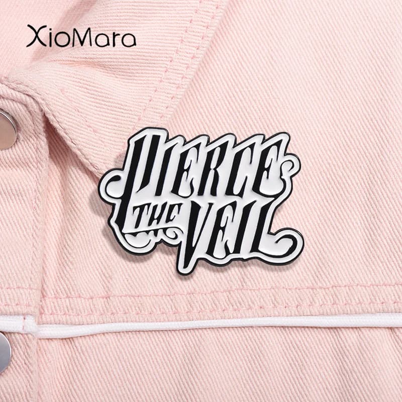 Broche en émail pour groupe de Rock Punk, Pierce le voile, Logo de musique, Badge de sac à dos à revers, bijoux à la mode, cadeau pour Fans et amis
