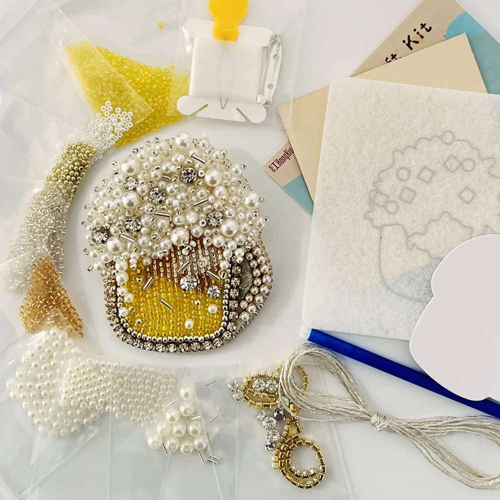 Kit de broderie de perles tout-en-un