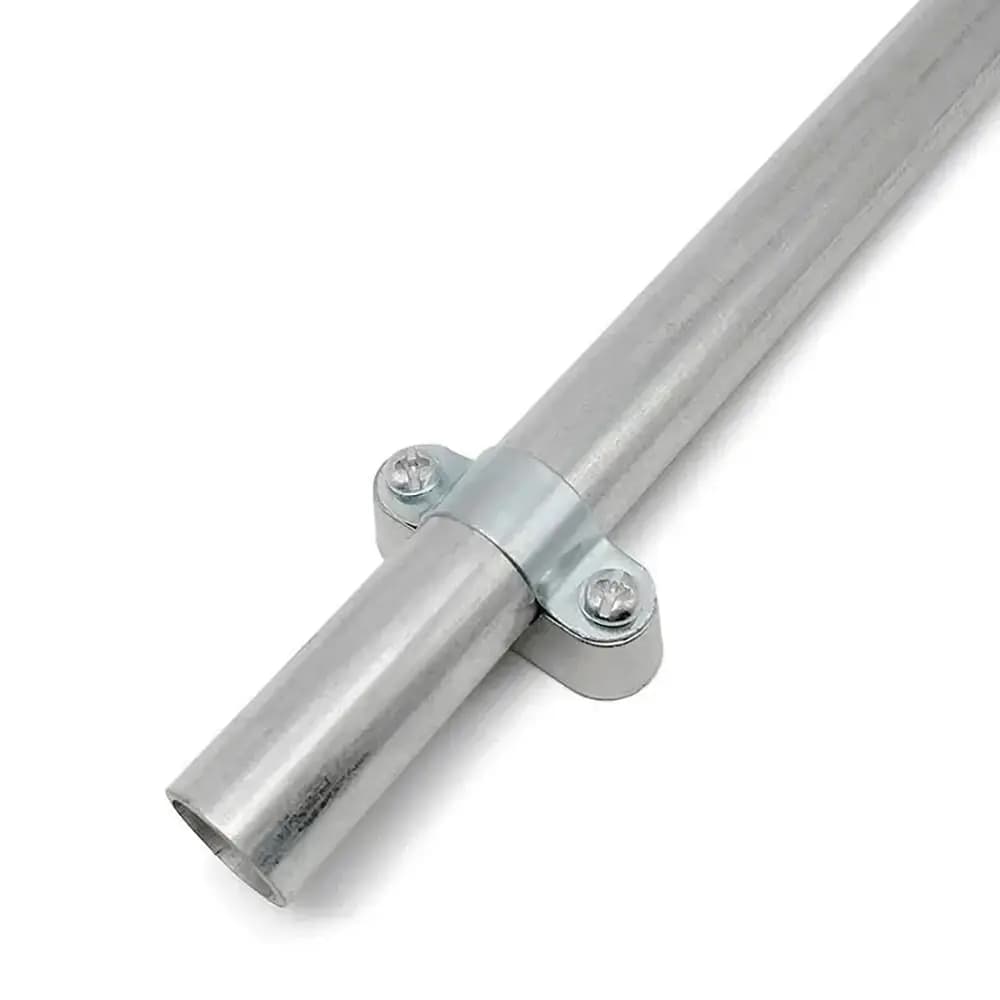 Collier de serrage rond en acier inoxydable 304 de 16-32 mm de diamètre, support de tuyau mural, fixation rapide