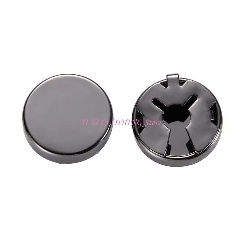 N5KF 1 paire couvercles boutons manchette ronds en laiton, boutons manchette chemise formelle pour hommes, pour