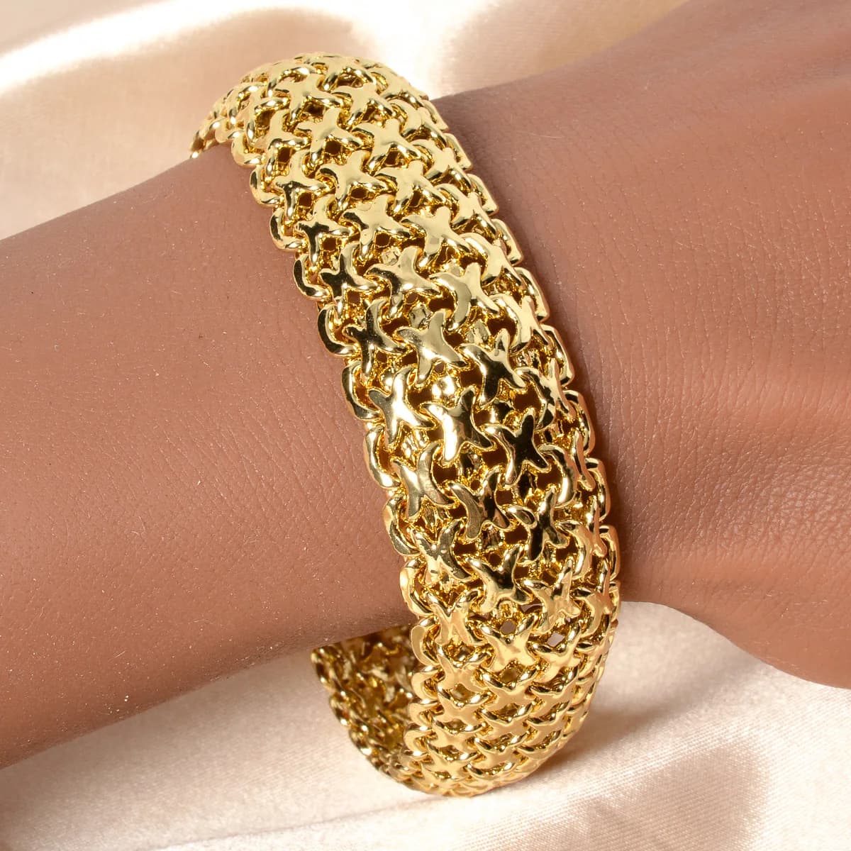 Bracelet en cuivre plaqué or 18 carats, bracelet unisexe, gourmette Miami, bijoux punk hip hop, cadeau, livraison directe, vente en gros