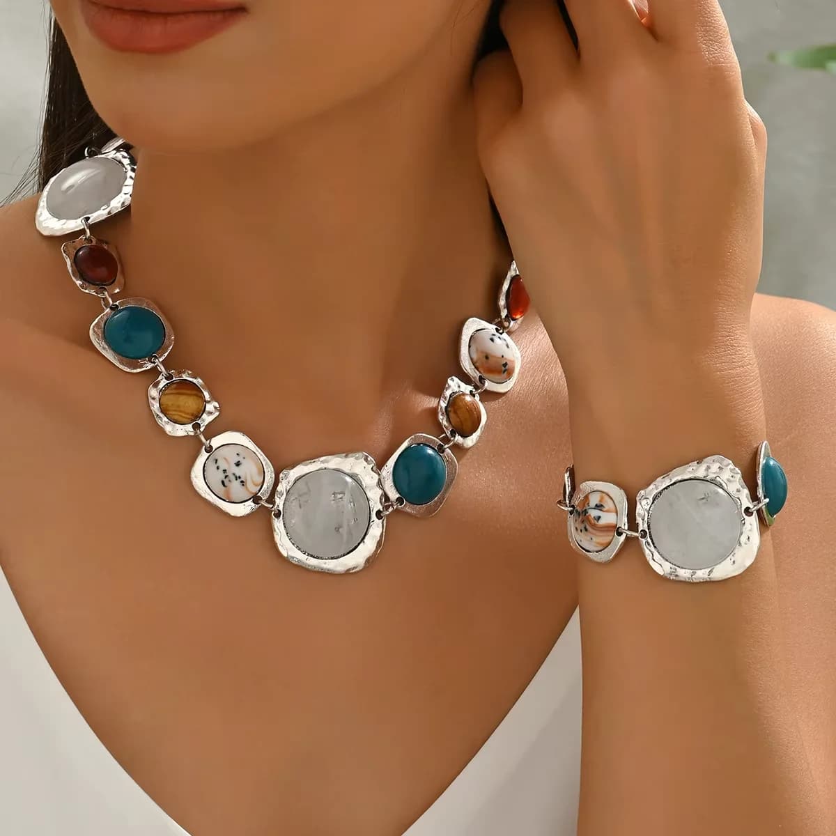 Ensemble de bijoux Vintage bohémien