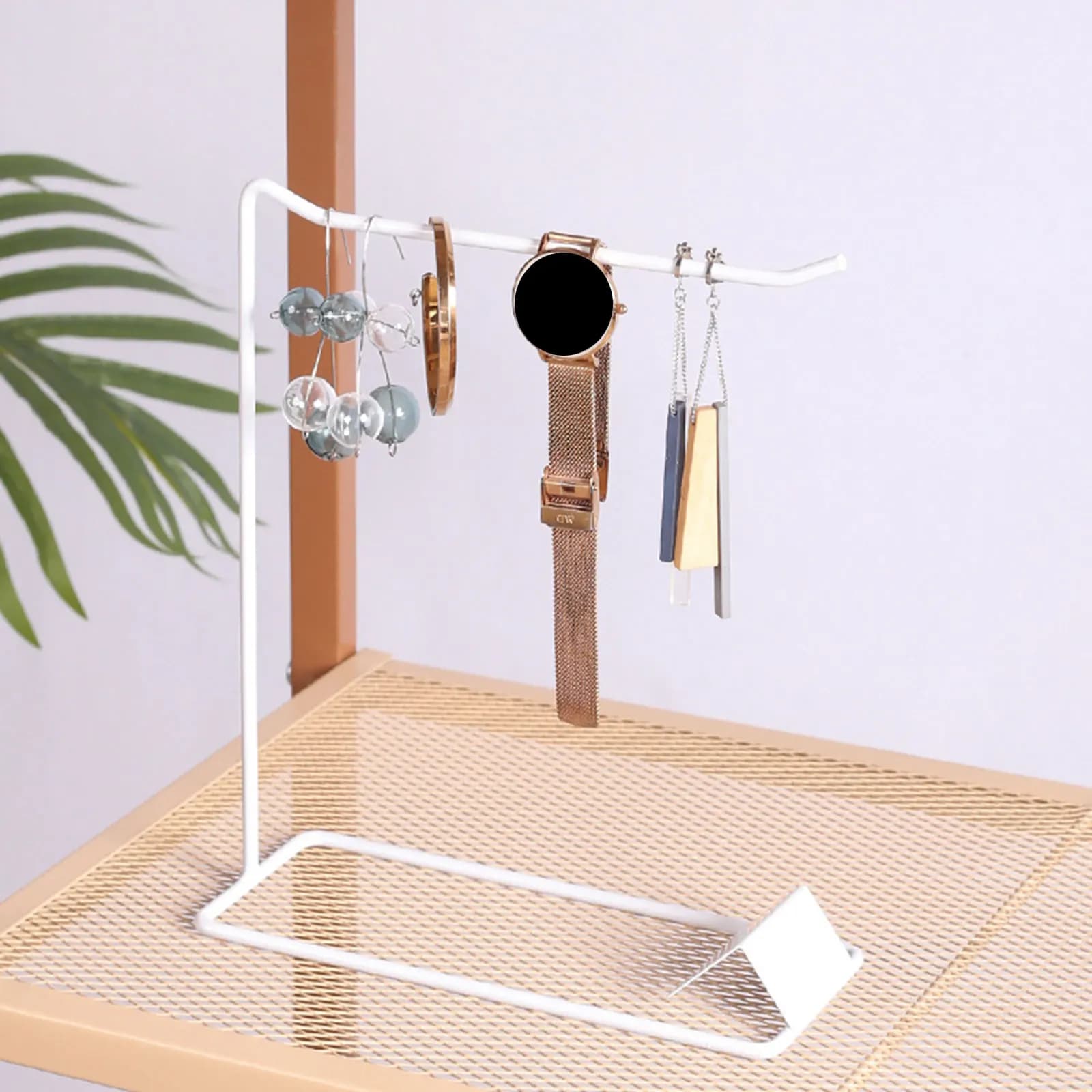 Présentoir Multifonction pour Bijoux, Support pour Boucles d'Oreilles, Bracelet, Montre, Sauna