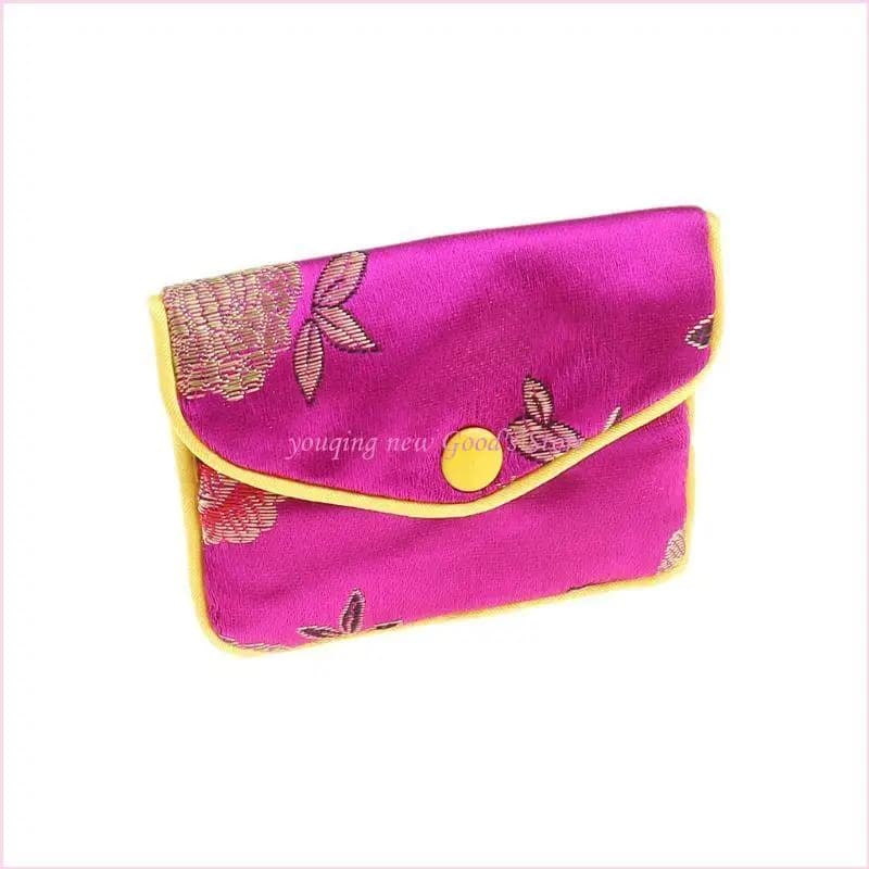 57QA sacs rangement bijoux en soie pochette Tradition chinoise à main cadeaux organisateur bijoux