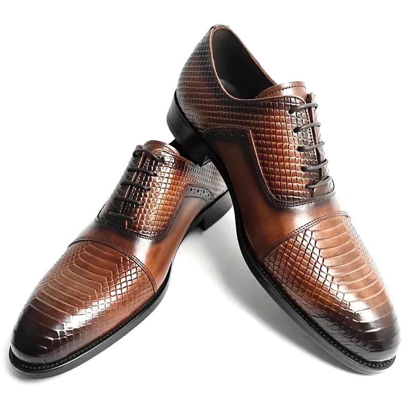 Chaussures Oxford en cuir véritable pour hommes, chaussures d'affaires sociales, confortables, augmentant la hauteur, décontractées, élégantes, de luxe