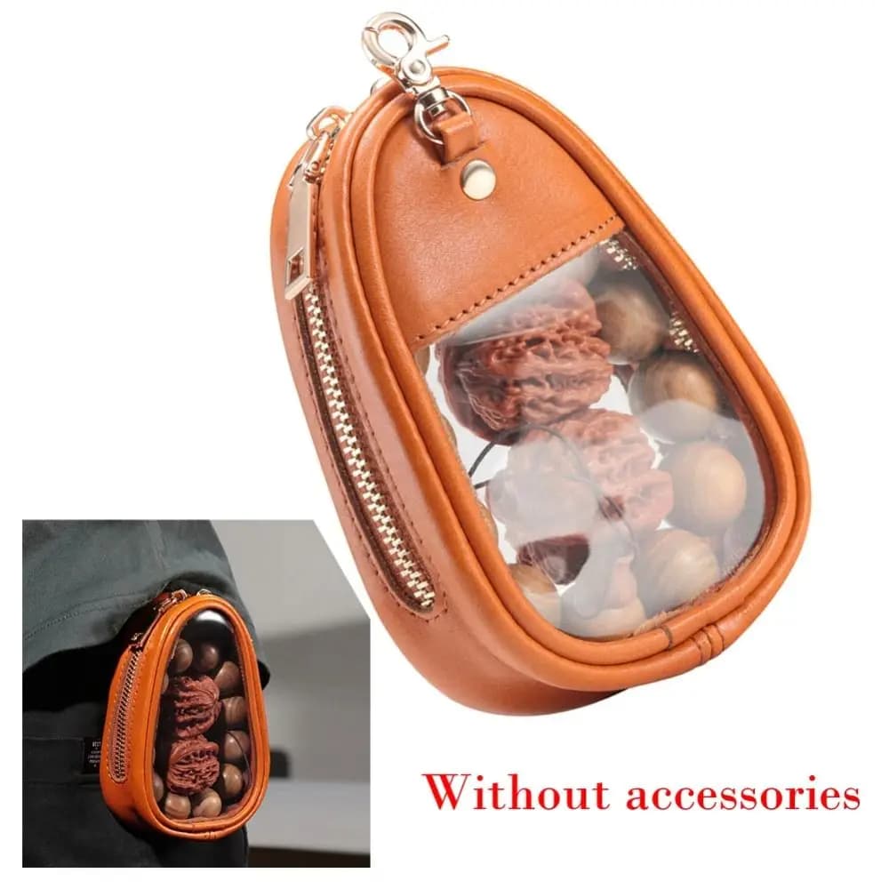 Sac à bijoux portable en cuir, style rétro, élégant, pour le rangement et les voyages, taille compacte, fonction d'organisation