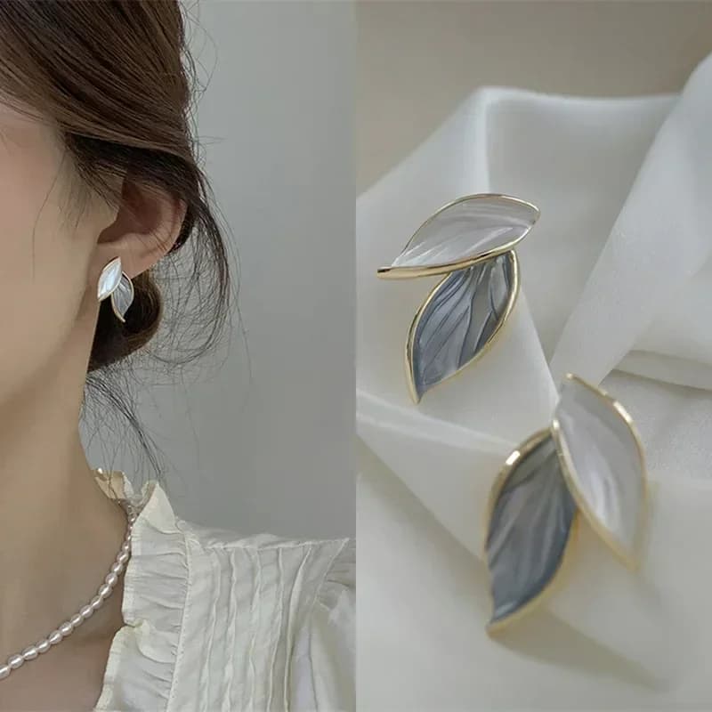 LATS – boucles d'oreilles en métal pour femmes